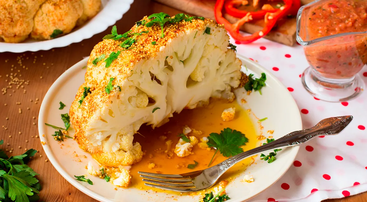 Соцветия цветной капусты запеченные с тхиной, кг