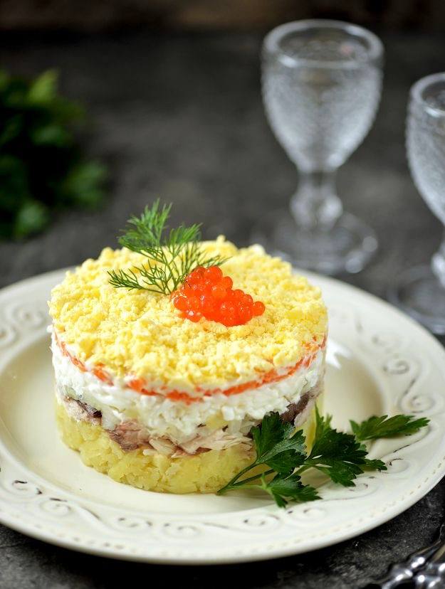 Салат Мимоза