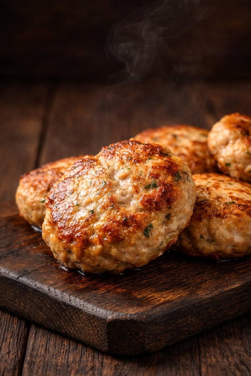 Котлеты говяжье-куриные